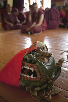 mask festival in tibet