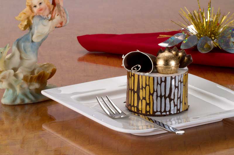 cake and show piece on a table