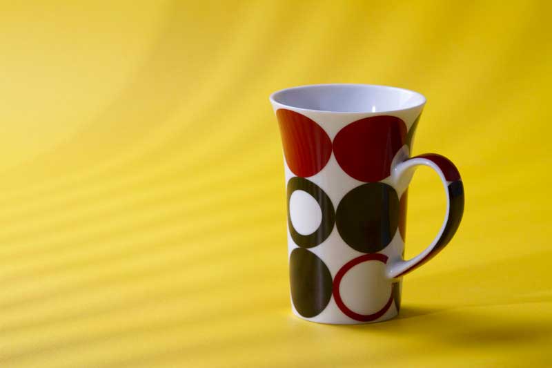 coffee mug on table 