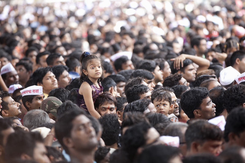 people during festival in india 
