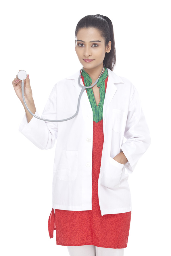 doctor with her stethoscope 