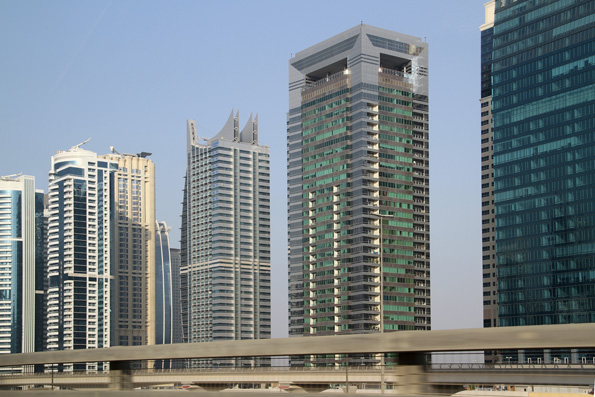 skyscrapers at dubai 