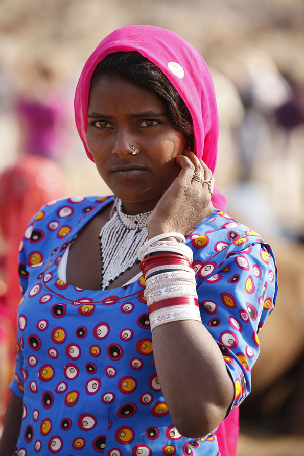 rajasthani woman villager