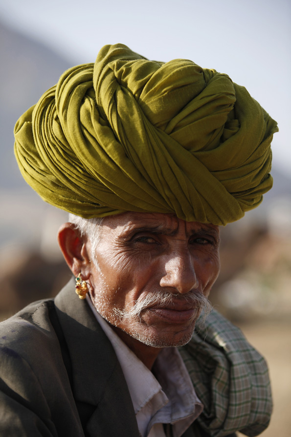 rural man with turban