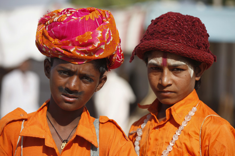 villagers with turban
