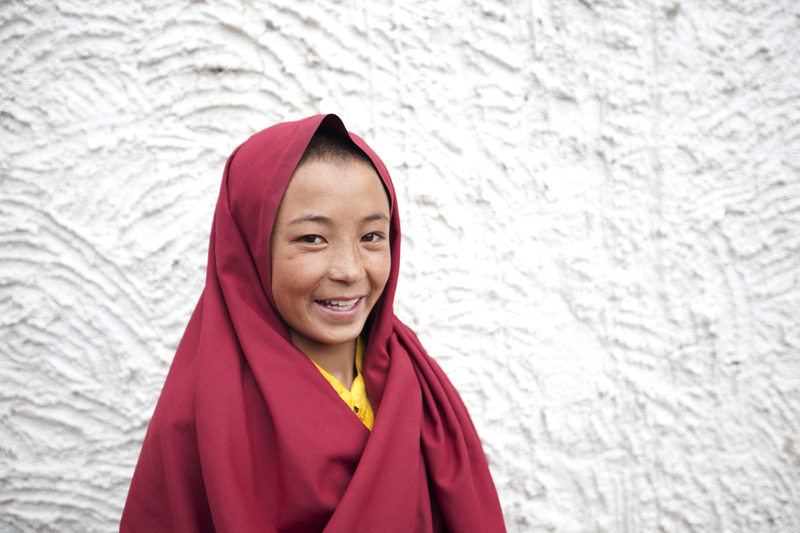 ladakhi girl smiling