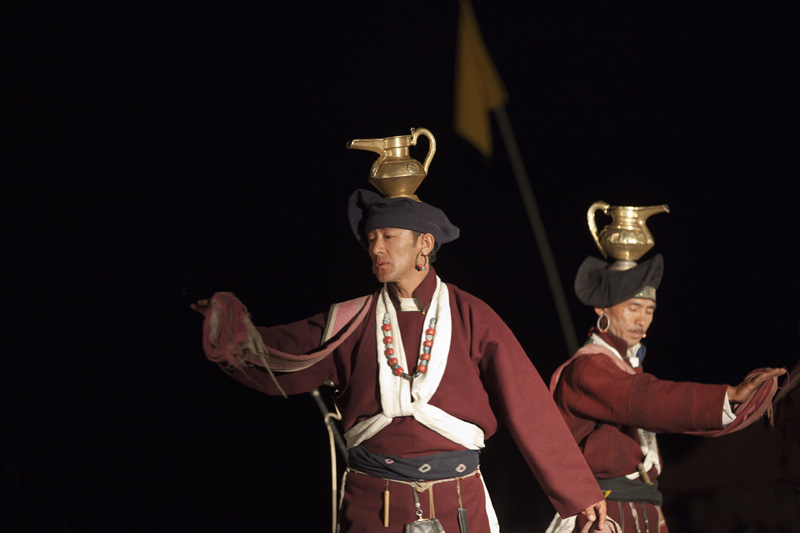ladakhi men performing