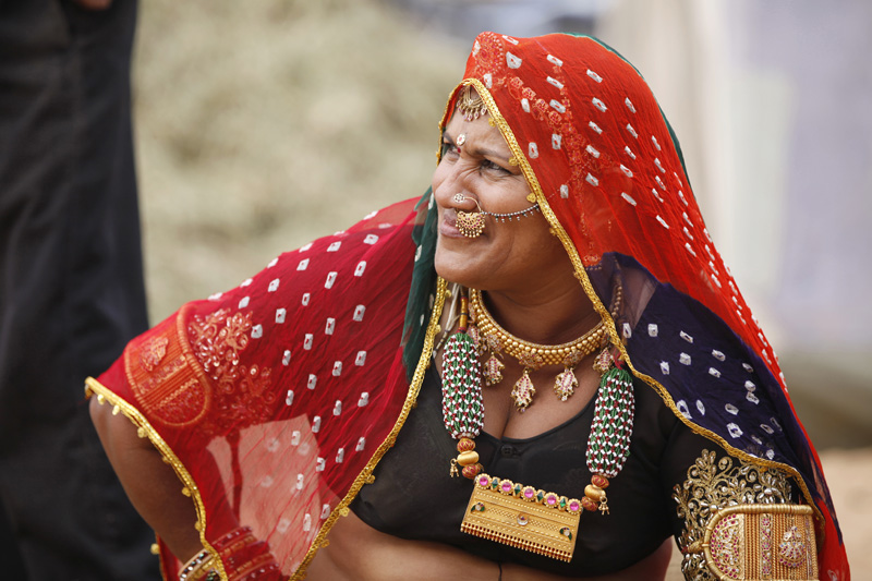 Indian woman in traditional outfit 