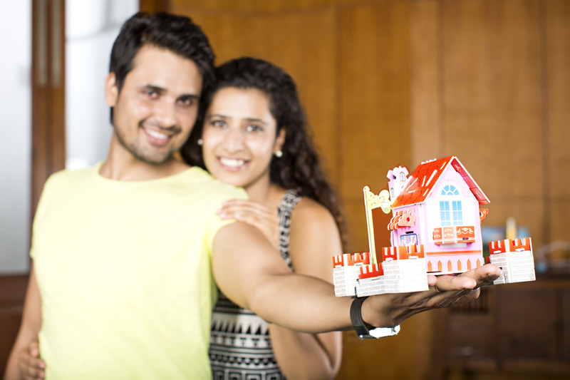 couple with home miniature
