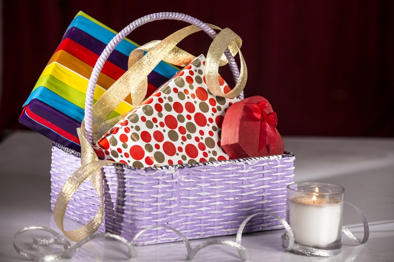 diwali gifts in a basket