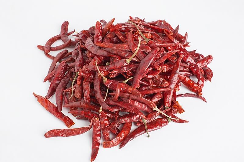 raw red indian chilli