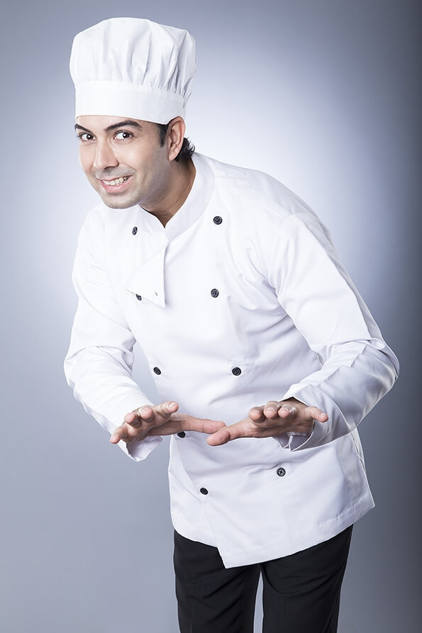chef smiling and posing 