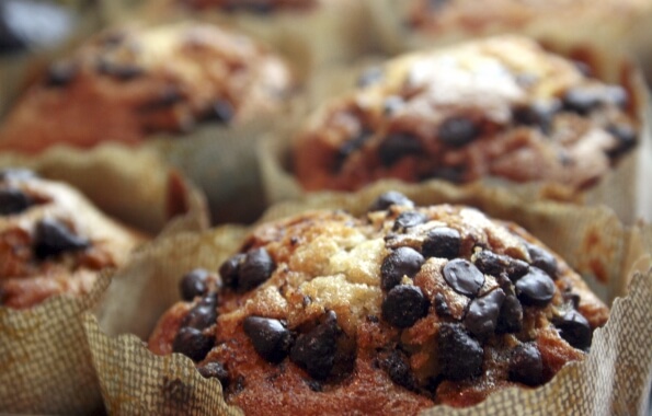 freshly baked muffins