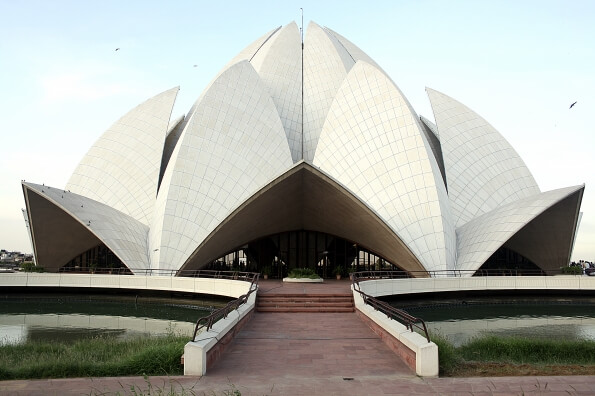 Entrance of lotus temple