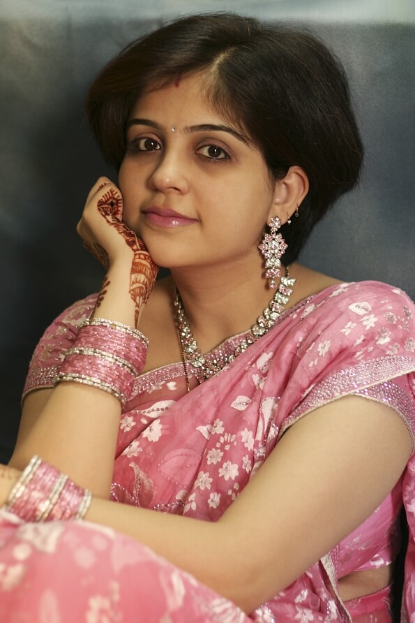 Indian married woman posing