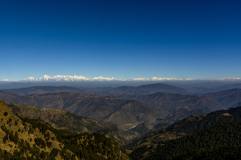 Nanda Devi Peak Mountains in the Himalayas