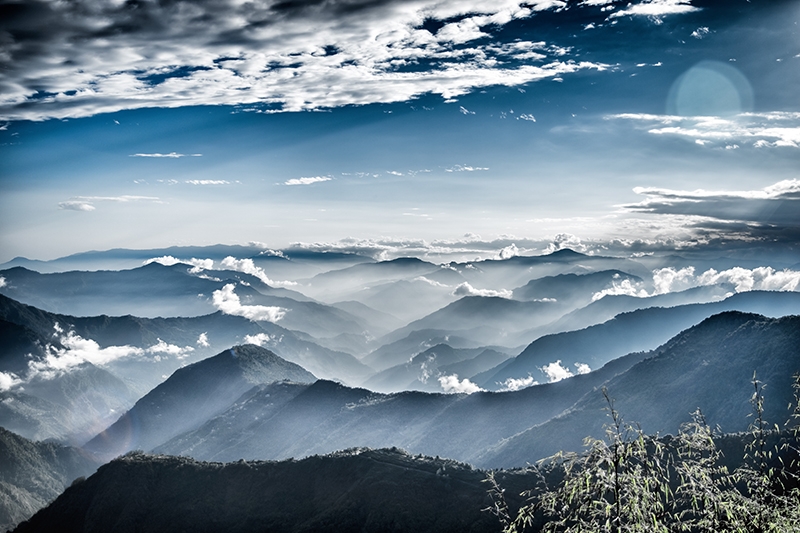 Beautiful Mountains in the Himalayas